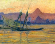 Boats on the Nilej